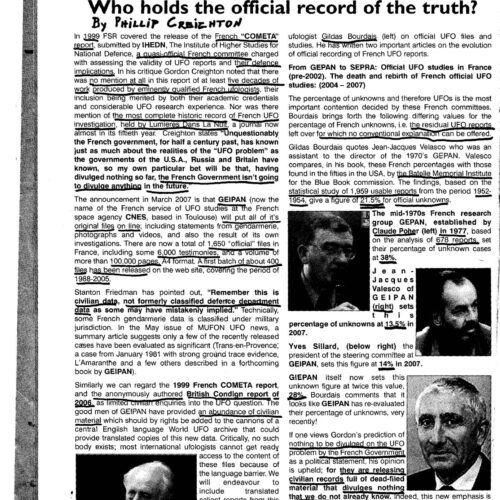 Documentos Secretos OVNI,Francia - Imagen 1