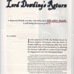 Dowding,Return from After Life