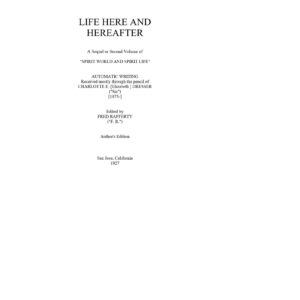 Dresser,Life and Hereafter