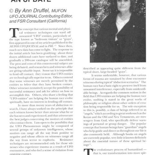 Druffel,Resisting Alien Abduction,Update,FSR92V37N3, - Imagen 1