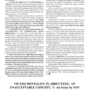 Druffel,Unacceptable abductees victim mentality,FSR2000V45N3
