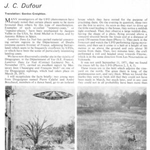 Dufour,UFOs 1971,France,FSR73V19N3