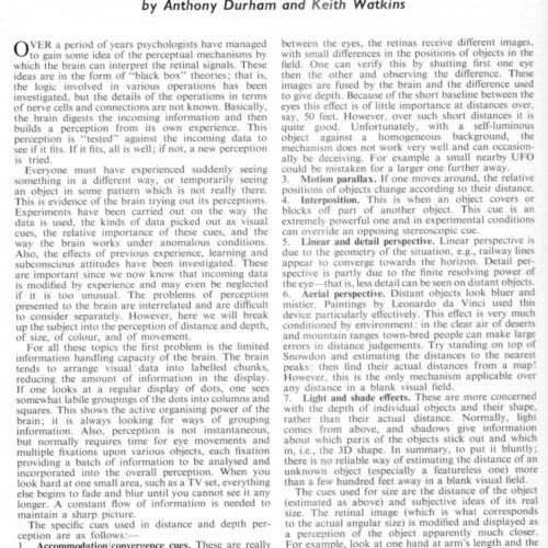 Durham-Watkins,Visual UFO Perceptions,FSR67V13N4 - Imagen 1