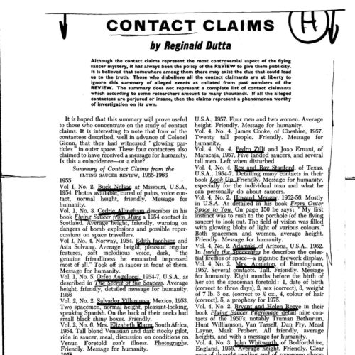 Dutta,Rex,Contact claims - Imagen 1