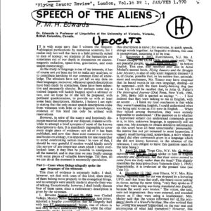 Edwards,Speech of the Aliens