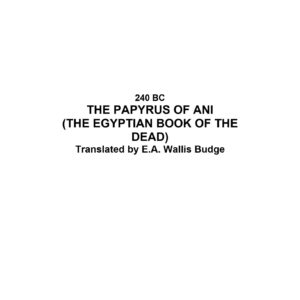 Egyptian Book of the Dead