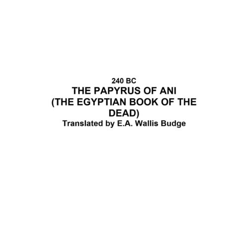 Egyptian Book of the Dead - Imagen 1