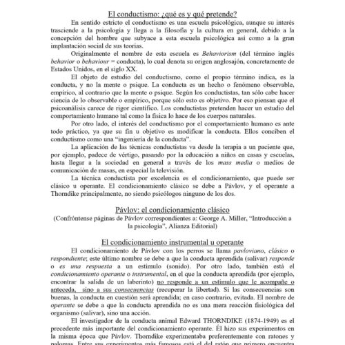 El conductismo o behaviorismo - Imagen 1