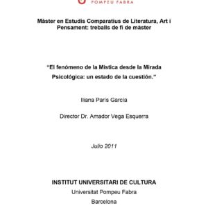 El fenomeno de la mistica,Iliana Paris