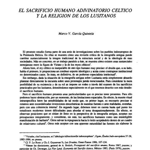 El sacrificio humano celtico,M.V.G.Quintela - Imagen 1