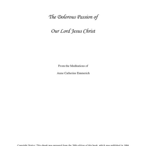 Emmerich,Dolorous Passion of our Lord Jesus Christ 2 - Imagen 1