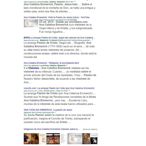 Emmerick,Anna Catalina,Visiones sobre la Pasion de Jesucristo - Imagen 1