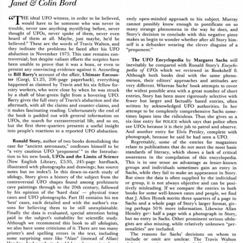 Encyclopedia of UFOs,Sachs,Bord,FSR81V27N2 - Imagen 1