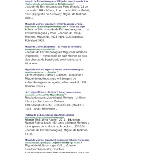 Entrambasaguas,Joaquin,Miguel de Molinos - Imagen 1