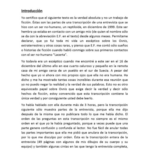 Entrevista con Lacerta,un ser reptiliano intraterrestre - Imagen 1