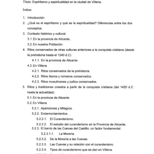 Espiritismo y espiritualidad en la ciudad de Villena - Imagen 1