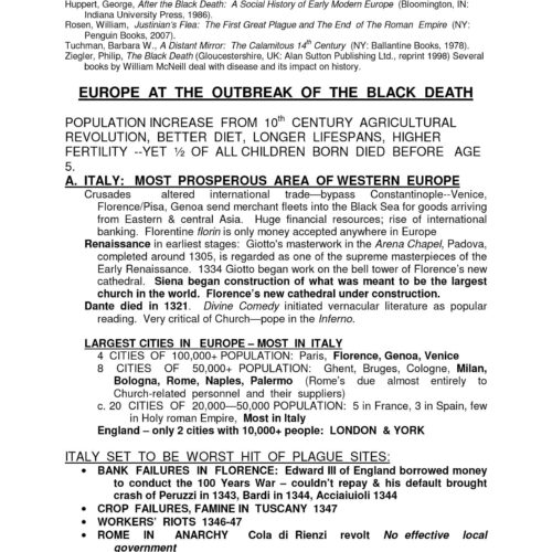 Europe at the outbreak of the Black Death - Imagen 1