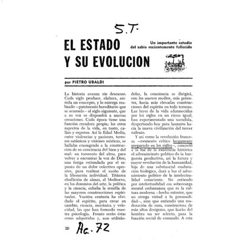 EvoluciondelEstado,PietroUbaldi - Imagen 1