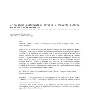 Extasis y creacion poetica,A.Leon Arratia