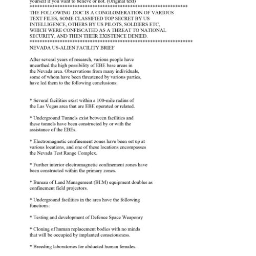 FBI,UFO Top Secret Documents - Imagen 1