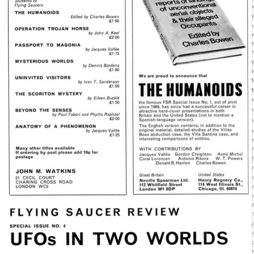 FSR-SI 1971 N 4,UFOs in Two Worlds - Imagen 1