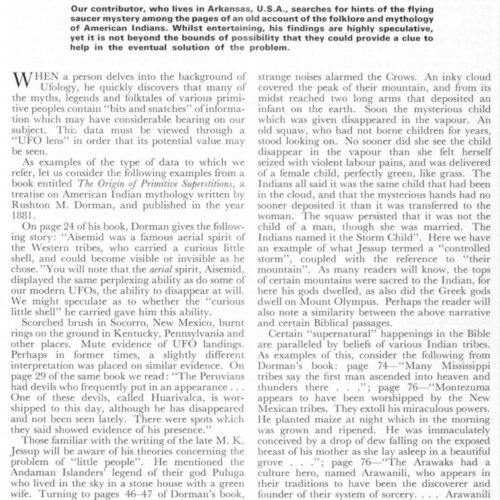 Farish,Myths,Legends and UFOs,FSR65V11N6 - Imagen 1