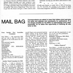 Fawcett,Human reactions to UFOs 1944-1984,FSR1986V31N2