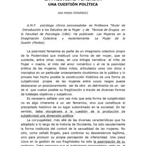 Fernandez,Pasividad sexual femenina