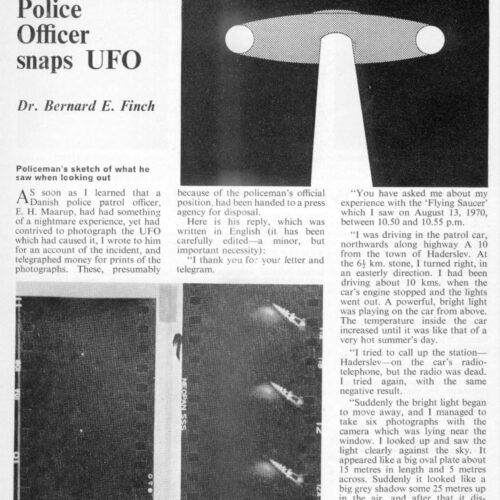Finch,UFO Photos 1970,Denmark,FSR-CH1970N1 - Imagen 1