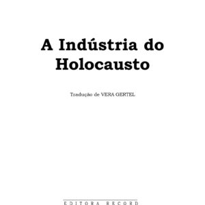 Finkelstein,A industria do Holocausto