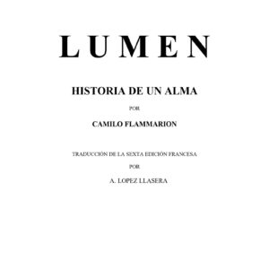 Flammarion,Lumen,Historia de un Alma