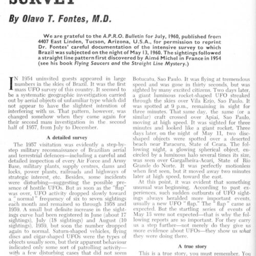 Fontes,UFOs 1960,Brazil,FSR61V7N1 - Imagen 1