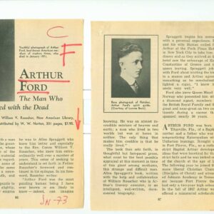 Ford,Arthur,Talked with the dead,C.Fuller