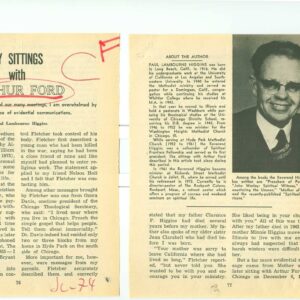 Ford,Spirit Seances,P.L.Higgins