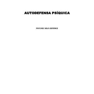 Fortune,Dion,Autodefensa psiquica