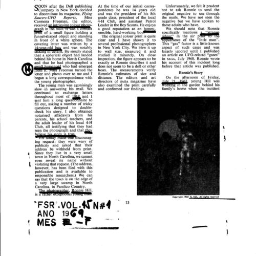 Foto Humanoide 1967,North Carolina - Imagen 1