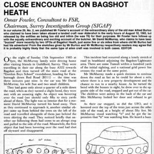 Fowler-Creighton,UFOs 1985,England,FSR1986V31N2