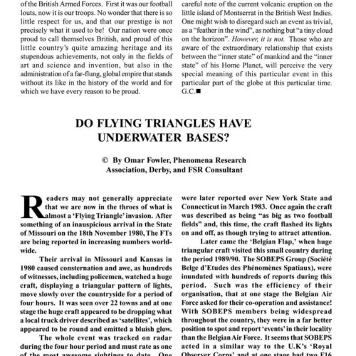 Fowler,Flying Triangles 1980-1995,FSR1997V42N3 - Imagen 1