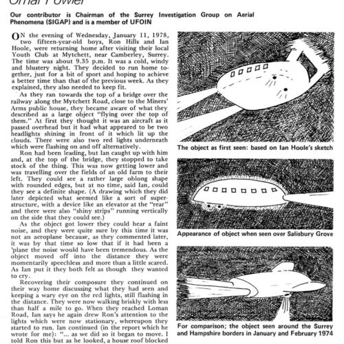 Fowler,UFO 1978,England,FSR78V24N1 - Imagen 1