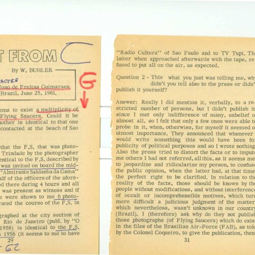Freitas Guimaraes,Contact E.T. 1957,Dr.Walter Buhler - Imagen 1