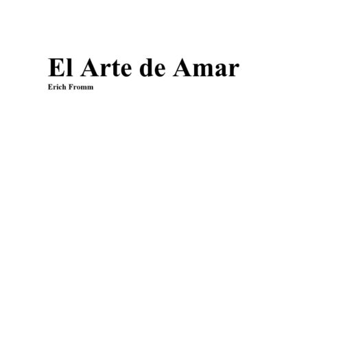 From, Erich,El Arte de Amar - Imagen 1