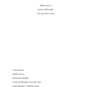 From Oceanic Feeling to image schemata,M.Antovic