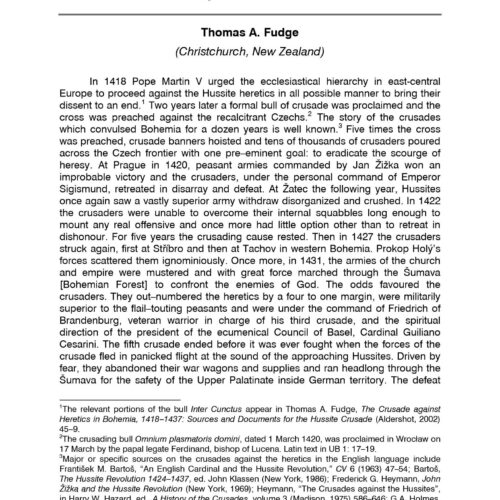 Fudge,The Hussite Crusade - Imagen 1