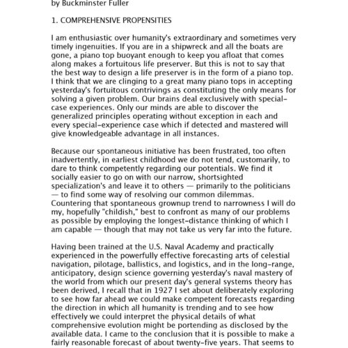 Fuller,Buckminster,Operating manual for the spaceship Earth - Imagen 1