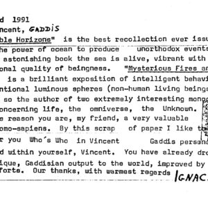 Gaddis,Fires and lights