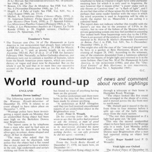 Galindez,UFO 1963,Trancas-2,FSR71V17N3 - Imagen 1