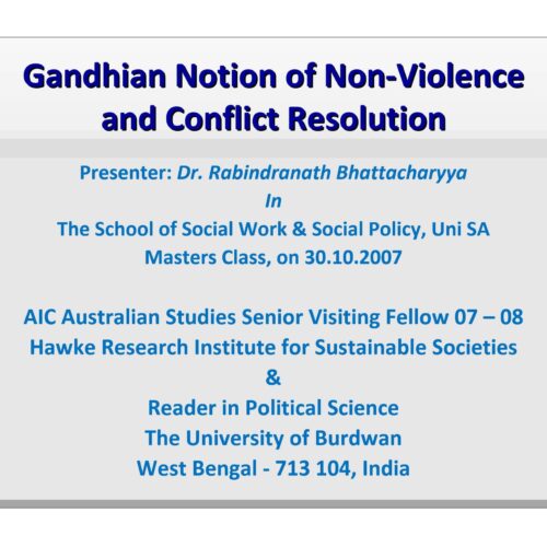 Gandhian notion of non-violence - Imagen 1