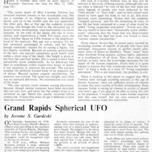 Gardeski,UFO 1970,Michigan,FSR-CH 1971 N 3