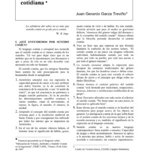 Garza Trevino,Sentido Comun