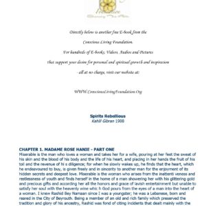 Gibran,Spirits rebellious